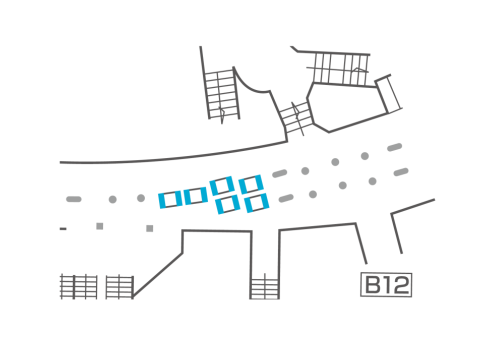東京メトロMCV_新宿駅_東改札_掲載位置図