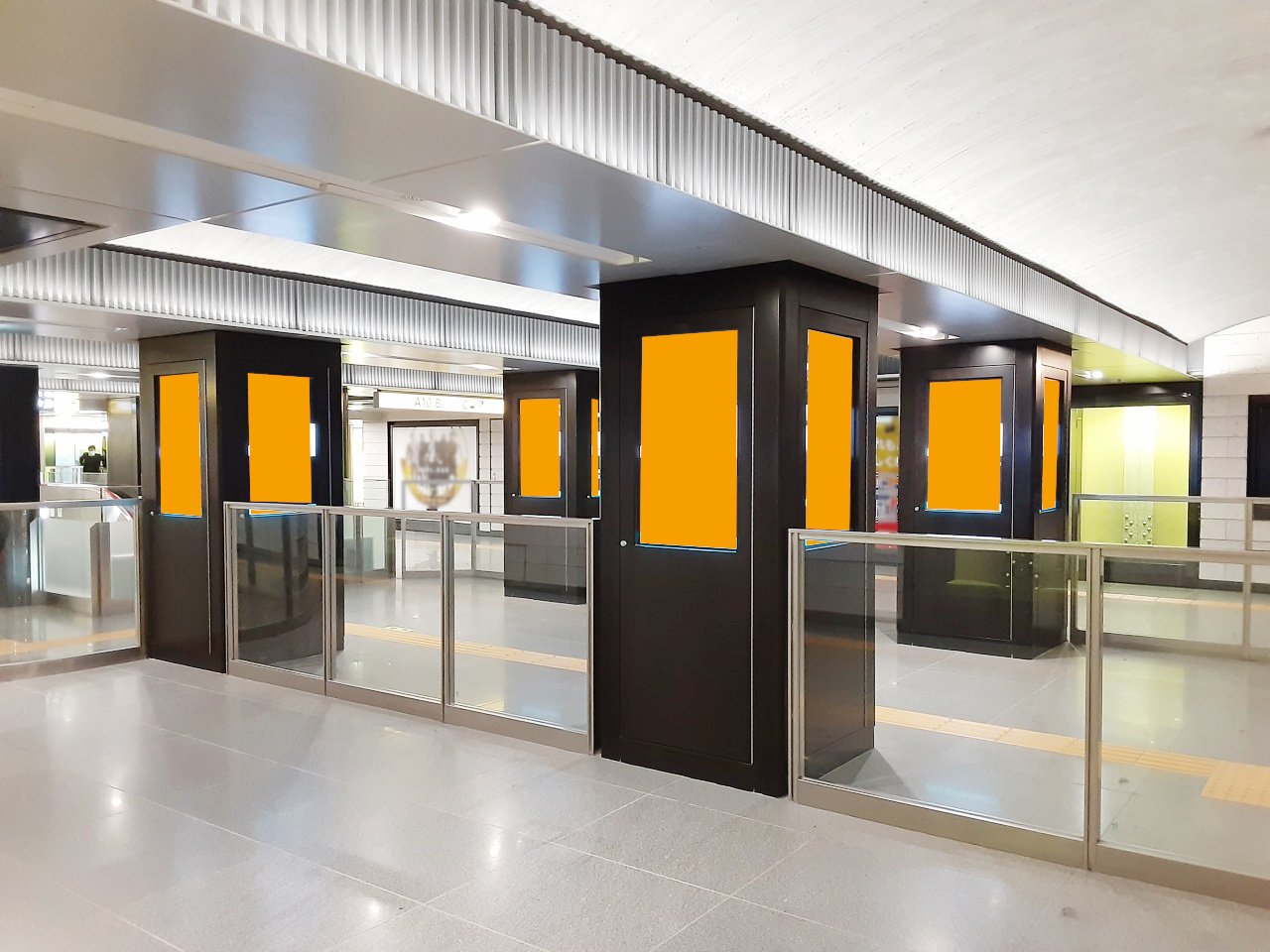 東京メトロMCV_銀座駅_銀座線_松屋方面改札_掲載写真