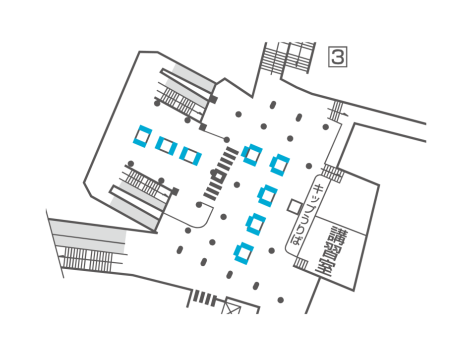 東京メトロ_日比谷線_六本木駅_MCV_六本木交差点方面改札_掲載位置図