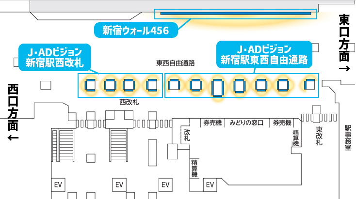 JR新宿駅456プレミアム+